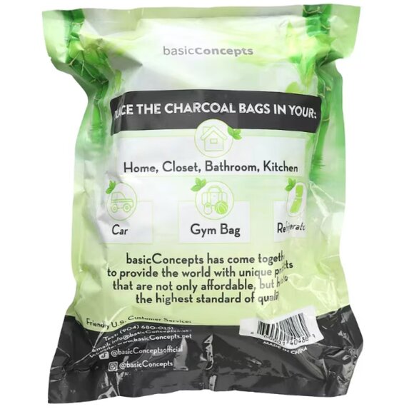 Bamboo Charcoal Odor Absorbing Bags 4 Pack - Picture 3 of 5